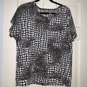 Brown and black animal print